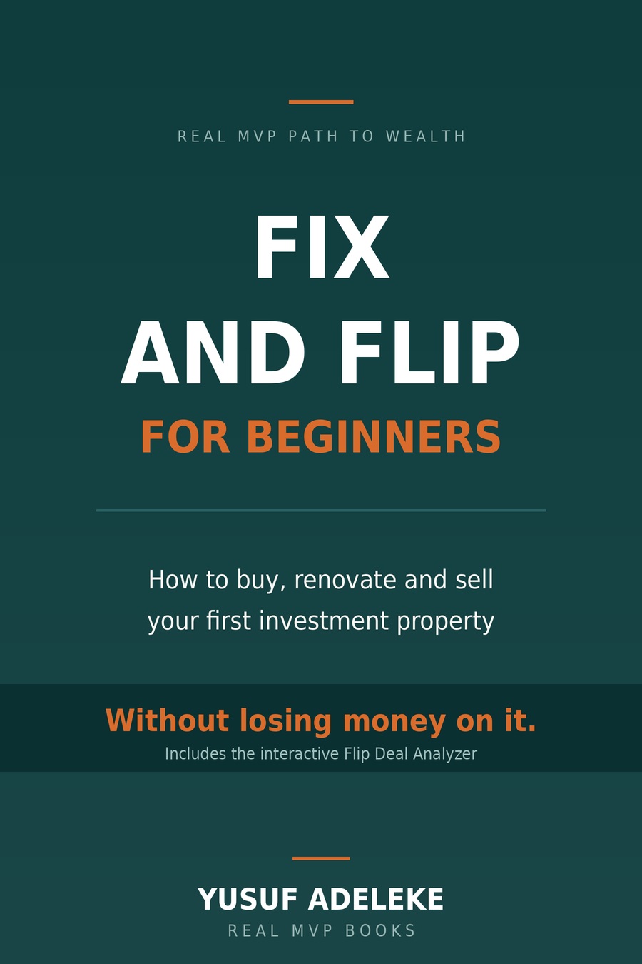 Fix and Flip for Beginners — book cover