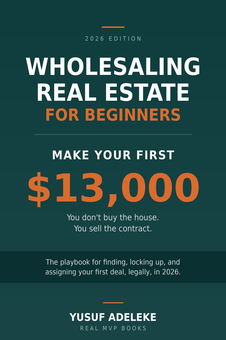 Wholesaling Real Estate for Beginners — book cover